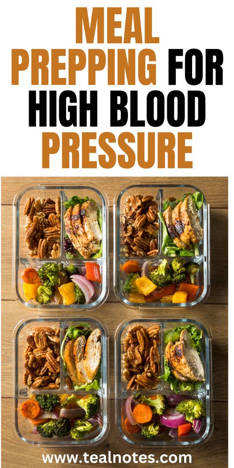 ake control of your blood pressure with these heart-healthy meal prep recipes! Discover flavorful dishes that are low in sodium and rich in potassium, magnesium, and fiber. From roasted vegetables to lean protein entrees, these recipes make it easy to create a balanced diet that supports cardiovascular health. Enjoy delicious meals while managing high blood pressure. Low Sodium High Potassium Meals, Dinner Recipes For High Blood Pressure, Vegetable Meal Prep Ideas, Heart Healthy Weekly Meal Plan, Low Sodium Meal Prep Recipes, Cardiac Diet Food List, 2000 Mg Sodium Diet, Delicious Low Sodium Meals, Low Sodium Mediterranean Diet Recipes