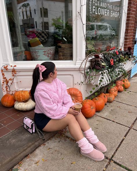 happy fall 🎀🍂💗 some of my fave looks from last fall, which one is your fave ? . fall outfits, fall inspo, pinterest aesthetic, trending outfit, pinterest girl, outfit inspo Cozy Fall Outfits Aesthetic, Y2k Baddie Outfits, Pink Fall Outfits, Cutesy Outfits, Pink Outfits Aesthetic, Cutesy Outfit, Fall Outfits Aesthetic, Cozy Fall Outfits, Cozy Winter Outfits