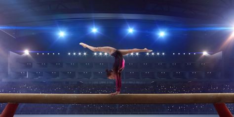 Free Photo | Female gymnast doing a complicated trick on gymnastics balance beam in a professional arena Gymnastics Balance Beam, Gymnastics Beam, Balance Beam, Female Gymnast, Gymnast, Free Photo, Professions, Free Photos, Gymnastics