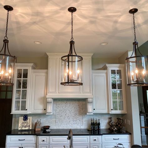 Island Lantern Pendant Lights, Kitchen Island Lantern Lighting, Farmhouse Lantern Pendant Lights, Black Lantern Pendant Lights Over Island, Mini Lantern Pendant Lights, Farmhouse Kitchen Lighting, Wall Lamps Living Room, Farmhouse Lamps, Farmhouse Chandeliers