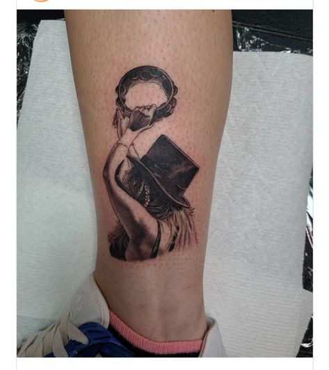 Rock On Gold Dust Woman Tattoo, Stevie Nicks Tattoo, Venus Tattoo, Sweet Tattoos, Leg Tattoos Women, Music Tattoos, Dainty Tattoos, Dark Tattoo, Cover Up Tattoos