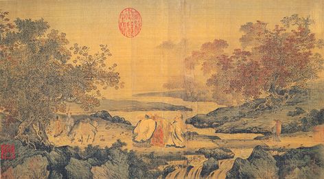 Three laughing men by the Tiger stream. Song Dynasty painting illustrating that "Confucianism, Taoism, and Buddhism are one". Source: Wiki Commons Song Dynasty Painting, Daoism Taoism, Wu Wei, Tao Te Ching, Song Dynasty, World Religions, Painting Gallery, Ancient China, Chinese Painting