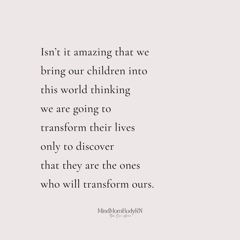 It's so hard to describe this transformation until you experience it yourself. Yes, your life is going to change, but it's going to change in the best way possible. 💗 #newmoms #motherhood #ttc #fertilityjourney #motherhoodcoach #ittakesavilliage #raisingboys #raisinggirls #parenting #ParenthoodJourney #parentingmoments Lost In Motherhood Quotes, Motherhood Changes You Quotes, 2nd Child Quotes, New Phase Of Life Quotes, Motherhood Is Hard Quotes, Manifesting Motherhood, You Changed Quotes, Love Children Quotes, Breastfeeding Quotes