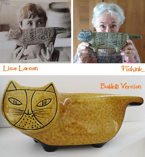 Photography And Illustration, Lisa Larson, Ceramic Tools, Mid Century Illustration, Mid Century Pottery, Modern Pottery, Dog Poster, Ceramic Animals, Ceramics Projects