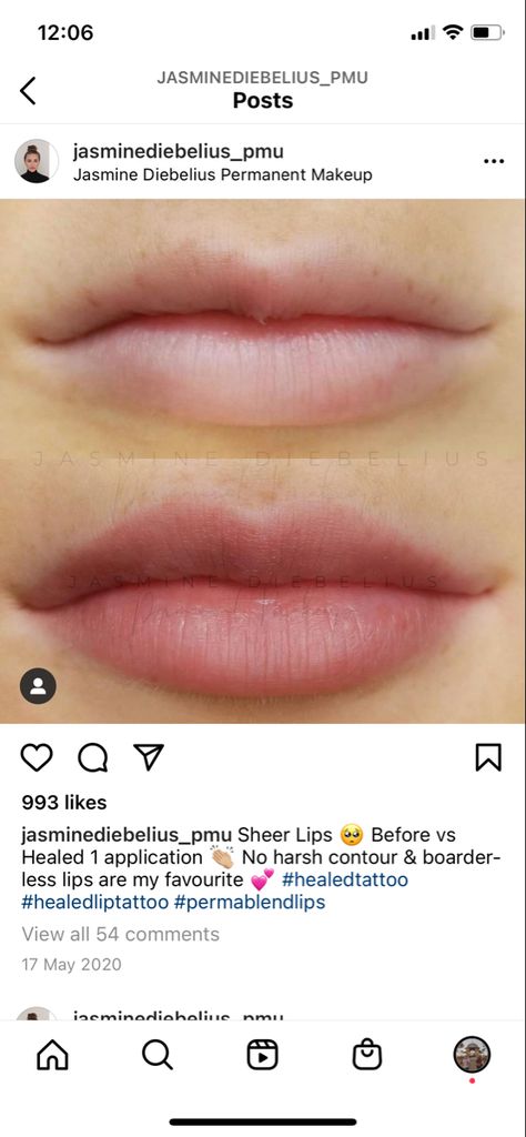 Lip Pigmentation Tattoo, Natural Lip Tattoo, Natural Lip Blushing, Lip Blushing Tattoo Before And After Colors, Lip Blushing Tattoo Colors Natural, Lip Blushing Before And After, Permanent Lip Color Tattoo, Lip Blushing Tattoo Before And After, Lip Blushing Tattoo Colors