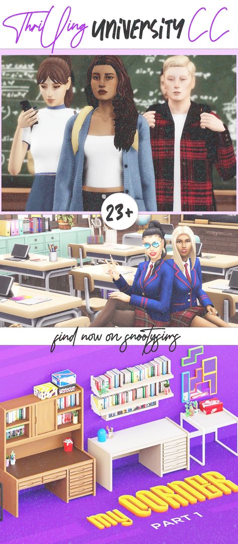 sims 4 university mods Sims 4 Cc Must Have Mods, Ts4 Cc University, Sims 4 Principal Cc, Ts4 College Cc, Sims 4 Back To School Cc, Sims 4 Cc University Furniture, Sims4 College Cc, Sims 4 University Cc Maxis Match, Sims 4 Better Graphics Mod