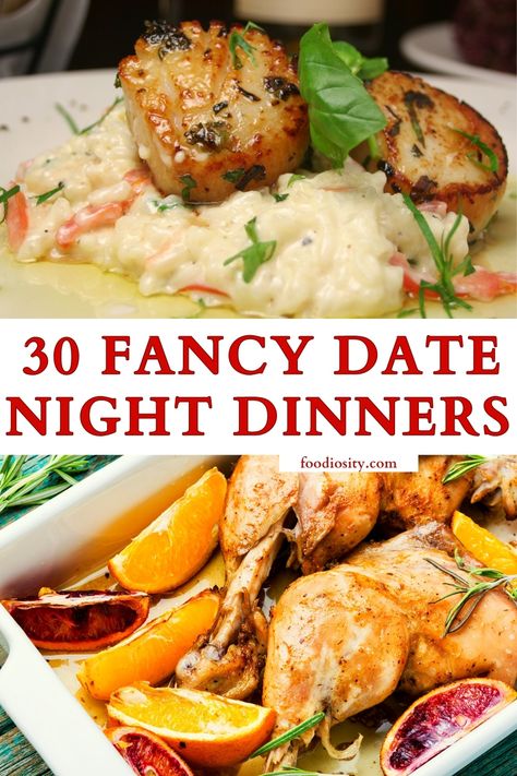 Fun Date Night Dinner Recipes, Dinner Recipes For Two Vegetarian, Date Night Dinner Recipes, Dinner Recipes Videos, Birthday Dinner Recipes, Dinner Date Recipes, Spring Recipes Dinner, Night Dinner Recipes, Fancy Dinner Recipes