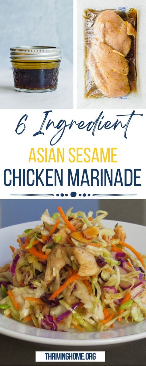 Asian Sesame Chicken Marinade, Asian Sesame Marinade, Asian Chicken Seasoning Recipes, Asian Inspired Chicken Marinade, Chicken Asian Marinade, Simple Asian Chicken Marinade, Easy Asian Marinade For Chicken, Easy Asian Chicken Marinade, Asian Chicken Marinade For The Grill