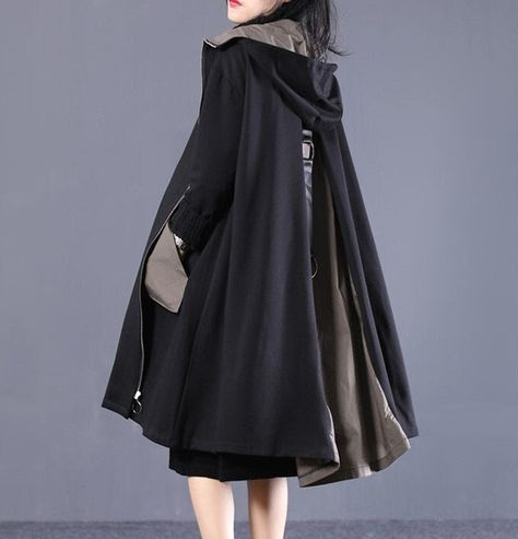 Size: Bust (CM) : 126 Length (CM) : 95-106 Sleeve (CM) : 45 Shoulder (CM) : 54 Waist (CM) : 168 Sleeve Length(cm): Full Gender: WOMEN Fabric Type: Broadcloth Style: Gothic Material: COTTON Material: Polyester Outerwear Type: Trench Decoration: Pockets Decoration: Spliced Pattern Type: Patchwork Clothing Length: Long Age: Ages 35-45 Years Old Model Number: spring autumn women long sweatshirt and hoodies trench coat jacket K12 Collar: Hooded Closure Type: zipper Type: A-LINE Free Shipping : (1) Ab Hoodie Trench Coat, Autumn Outwear, Plus Size Coats, Hooded Parka, Linen Maxi Dress, Cotton Coat, Green Coat, Casual Black, Loose Dress