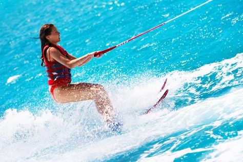 Beware: Water skiing douche Gopro Surfing, Water Skis, Beach Volley, Salt Water Fishing, Racquetball, Paddle Sports, Sup Surf, Parasailing, Beach Activities