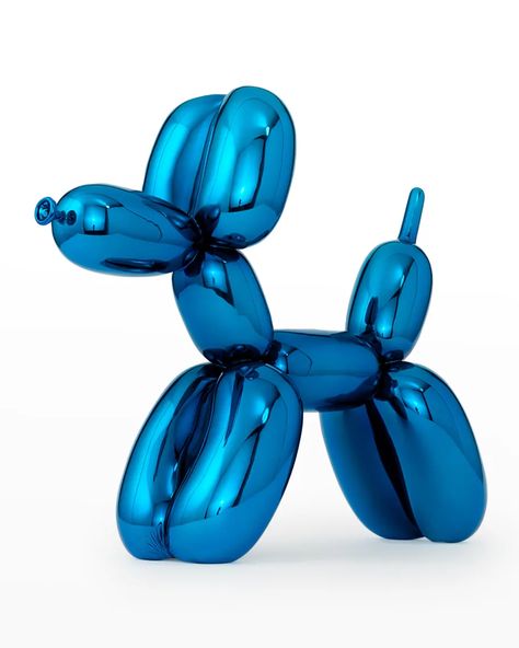 Get free shipping on Jeff Koons X Bernardaud Jeff Koons "Balloon Dog (Blue), 2021" at Neiman Marcus. Shop the latest luxury fashions from top designers. Koons Balloon Dog, Jeff Koons Balloon Dog, Famous Contemporary Artists, Balloon Dog Sculpture, Jeff Koons, Ecole Art, Metallic Luster, Dog Sculpture, Balloon Dog