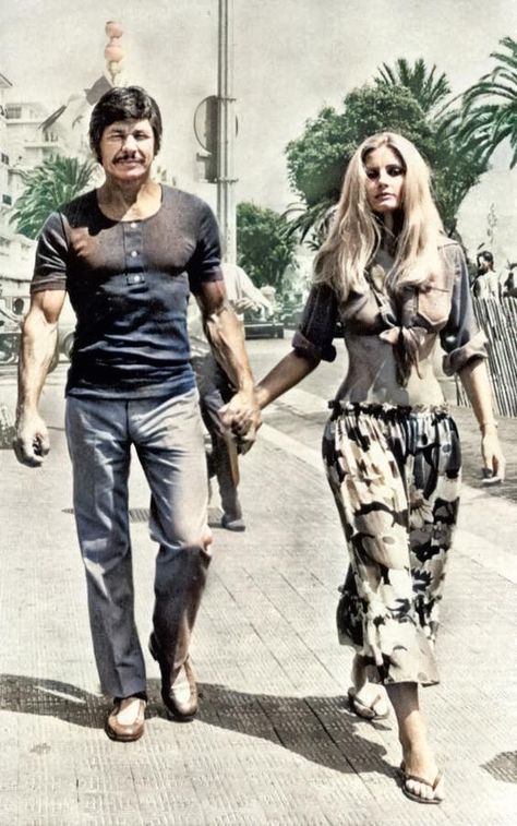 Actor Charles Bronson, Jill Ireland, Photos From The 70s, Klasik Hollywood, Stars D'hollywood, Foto Portrait, Charles Bronson, Freddy Mercury, Autumn Look