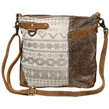 AmazonSmile: Myra Bag Floral Side Upcycled Canvas & Cowhide Leather Shoulder Bag S-1217: Shoes Myra Bags, Cowhide Purse, Canvas Purse, Shoulder Strap Bag, Strap Bag, Canvas Shoulder Bag, Women Bag, Bag Fashion, Canvas Leather