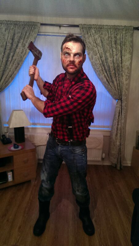 Mens Zombie Costume, Lumberjack Halloween Costume, Lumberjack Halloween, Lumberjack Costume, Clue Costume, Halloween Hombre, Halloween Costumes Diy Couples, Vogue Collection, Christine Feehan