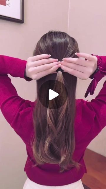 Glyn Hayag on Instagram: "“Easy DIY Hairstyles With Hair Ties”  #hairstyles  #cute #highlights #fypシ゚ #cute @followers @highlight" Hairstyles To Do With One Hair Tie, Cute Hairstyles With One Hair Tie, Hairstyle With One Hair Tie, Hairstyles With Hair Ties, Hairstyles One Hair Tie, Hair Ties Hairstyles, Hairstyles With One Hair Tie, Cute Highlights, Easy Diy Hairstyles