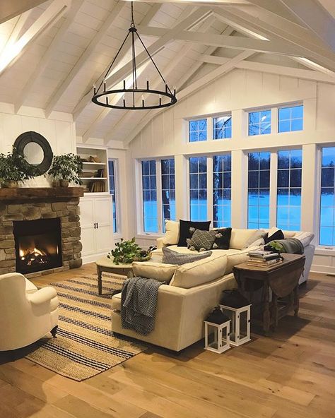 Room Additions Off Kitchen, Great Room Addition, Living Room Addition, Home Addition Plans, All Season Room, Family Room Addition, Four Seasons Room, Room Addition, Sunroom Designs