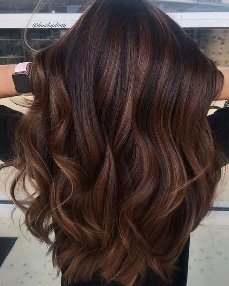 50 Best Hair Colors - New Hair Color Ideas & Trends for 2020 - Hair Adviser Cabello Color Chocolate, Dark Chocolate Hair Color, Dark Chocolate Hair, Beige Hair, Icy Blonde Hair, Hair Color Chocolate, Hair Color Caramel, Chocolate Hair, Vlasové Trendy