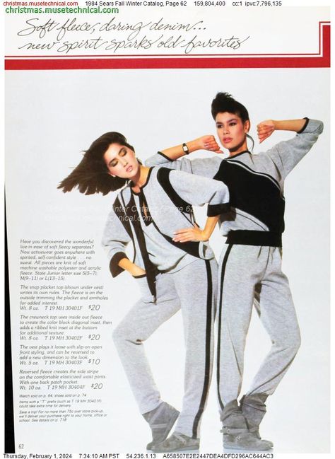 Sports Wear Fashion, Confident Style, Christmas Catalogs, 1980s Fashion, Fashion Inspo, Character Design, Fall Winter, Christmas