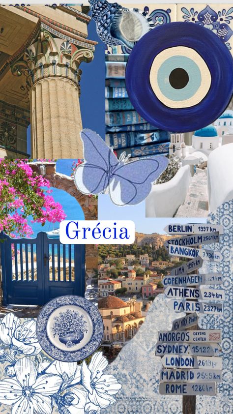 #grecia #wallpaper Wallpaper Grecia, Grecia Aesthetic, Cute Summer Wallpapers, Diving Center, Italy Aesthetic, Summer Wallpaper, New Quotes, Cool Wallpaper, Aesthetic Wallpaper