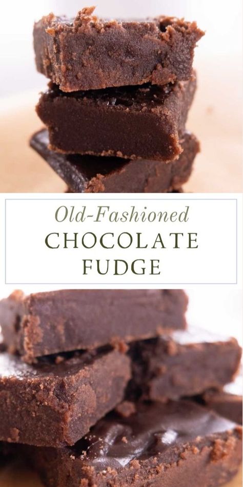 Grandma’s old-fashioned fudge recipe is a true classic that never goes out of style. This heavenly dessert is not only rich and creamy but also incredibly easy to make, using just five simple ingredients that you probably already have in your pantry. Old Fashion Fudge Recipes, Chocolate Fudge Recipes Easy, Chocolate Fudge Recipe, Old Fashioned Fudge, Homemade Fudge Recipes, Fudge Recipes Chocolate, Christmas Baking Recipes, Fudge Recipes Easy, Simple Pantry