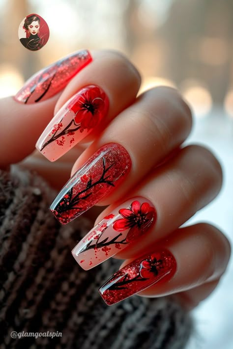 Nail Polish Design Ideas, Nail Polish Design, Polish Design, Gothic Nails, Minimalist Nail Art, Heart Designs, Nail Polish Designs, Hot Nails, Heart Nails