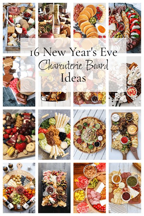 16 New Year's Eve Charcuterie Board Ideas New Years Eve Charcuterie Board, New Years Charcuterie, New Years Eve Charcuterie, New Years Charcuterie Board, Holiday Meatballs, Party Charcuterie Board, Cheese Stars, Peppermint Meringues, Vegan Tzatziki