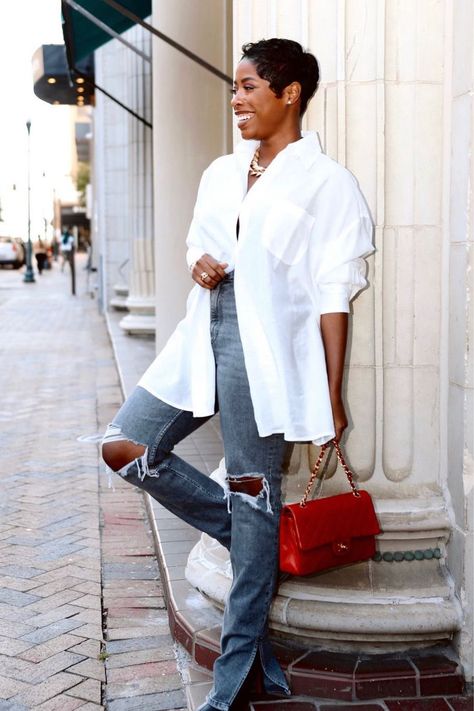 Channel Outfits, Chic Clothing Style, Look Jean, All Jeans, Summer Fits, Black Women Fashion, Nov 1, Fabulous Fashion, Style Expert