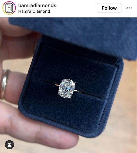 Expensive Girl, Elongated Cushion Cut Engagement Ring, Antique Cushion Cut Diamond, Antique Cushion Cut, Antique Cushion, Elongated Cushion, Cushion Engagement Ring, Cute Engagement Rings, Future Engagement Rings