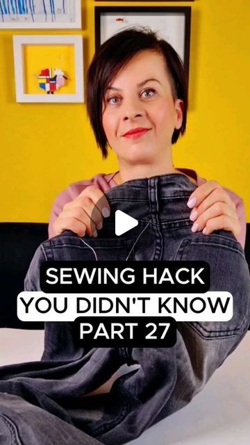 Sewing Machine Hacks Tips And Tricks, Sewing Hacks Clothes Tips And Tricks, Sewing Alterations Tips And Tricks, Sewing Tricks Hacks, Sewing Hacks Clothes, Clothing Makeovers, Hemming Jeans, Easy Diy Clothes, Diy Clothes Hacks