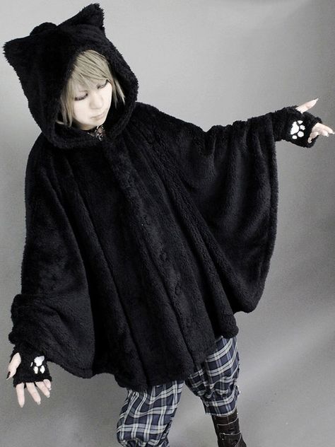 Poncho Coat, Kawaii Clothes, Gothic Lolita, Character Outfits, Dream Clothes, Mode Style, Costume Design, Drawing Ideas, Outfit Inspirationen