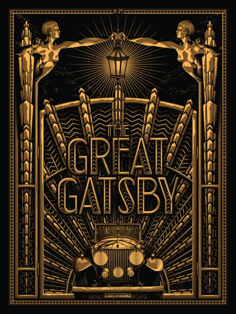 You can tell when a lot of talent and effort has been put into this design work and illustrations by Tracie Ching’s on this series of illustrated movie posters. More on the blog. Great Gatsby Poster, Gatsby Poster, Il Grande Gatsby, The Great Gatsby Movie, Gatsby Movie, Arte Art Deco, Great Gatsby Art, Affiches D'art Déco, Great Gatsby Theme