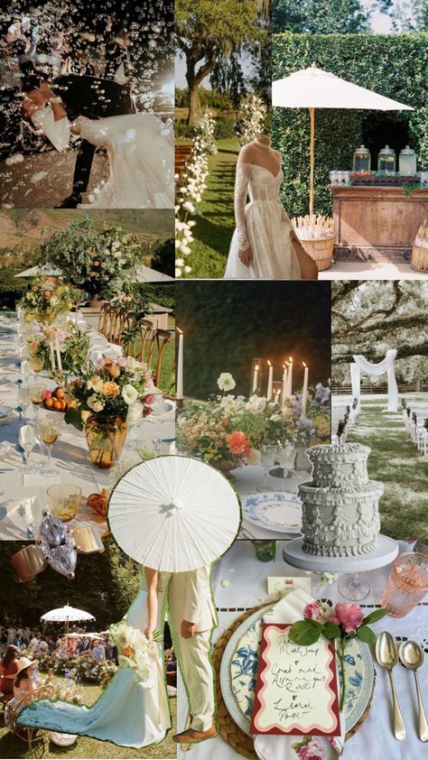 Vintage Garden Wedding, Garden Theme Wedding, Garden Party Wedding, Wildflower Wedding, Wedding Mood Board, Wedding Mood, Italian Wedding, Italy Wedding, Here Comes The Bride