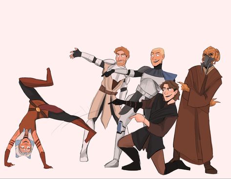 Ahsoka X Anakin Fanart, Anakin Ahsoka Rex Obi Wan Fanart, Star Wars Rex And Anakin, Rex Ahsoka And Anakin, Plo Koon And Ahsoka Fanart, Obiwan Anakin Fanart, Obi Wan Anakin And Ahsoka Fanart, Anakin Clone Wars Fanart, Ahsoka Tano And Rex Fanart