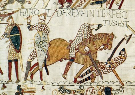 For the First Time in 940 Years, the Bayeux Tapestry Will Leave France Bayeaux Tapestry, Anglo Saxon Kings, Battle Of Hastings, Bayeux Tapestry, Medieval Tapestry, William The Conqueror, Early Middle Ages, English History, Medieval Knight