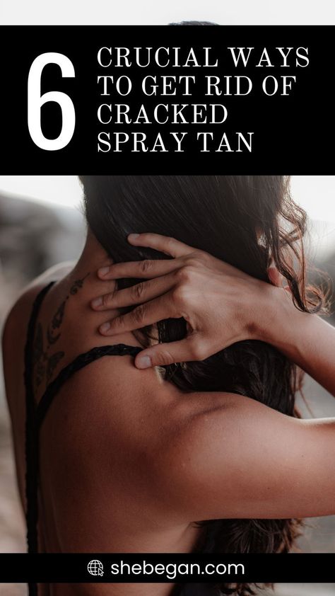 It’s a sad reality that sometimes, spray tans don’t turn out quite as well as we’d hoped. Cracked spray tans are a common problem for many people, but there are some simple steps you can take to prevent them from happening. A few simple steps can help you get rid of that unsightly look. 

Here are some tips on how to get rid of a cracked spray tan and make sure it looks even: Bad Spray Tan, Spray Tan, Spray Tanning, Look Here, Sunny Day, A Bad, Sunny Days, Feel Good, Spray