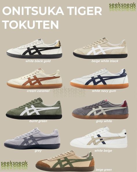 Instagram Onitsuka Tiger Women Outfit, Clever Shoe Storage, Shoe Storage Ideas For Small Spaces, Best Shoes For Women, Onitsuka Tiger Women, Shoe Storage Small Space, Photographie Indie, Tiger Shoes, Skor Sneakers