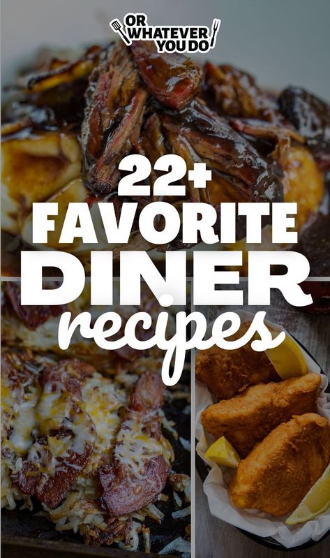 Restaurant Style Food Recipes, Best Diner Food, Diner Specials Ideas, Diner Lunch Specials, Diner Breakfast Ideas, American Diner Recipes, Diner Menu 50's, Classic Diner Recipes, Diner Food Ideas