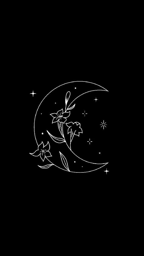 Black wallpaper in 2022 | Witchy wallpaper, Black minimal, Iphone wallpaper themes Black Witchy Wallpaper, Dark Moon Drawing, Celestial Widget, Witchy App Icons, Paint On Black Paper, Moon And Stars Wallpaper, Kindle Book Cover, Black Minimal, Black Wallpaper Iphone Dark