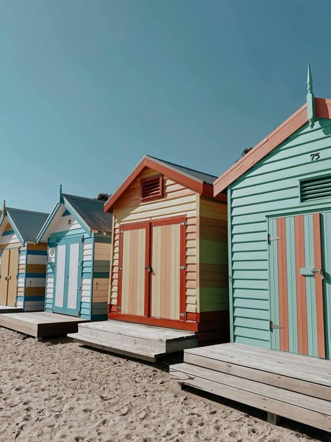 Bikinis and beach huts, sunhats and wind cheaters, wicker picnic hampers and deckchairs in the dunes… British seaside style has an eccentric, homegrown charm; its contrary, all-weather chic the stuff of countless childhood summers. Utterly carefree and unmistakably English, this is what happy holidays look like. Image: Polly Alexandra via Unsplash Retro Pool Parties, British Beaches, British Seaside, Surf Shack, Brighton Beach, Beach Huts, Beach Shack, Coastal Beaches, Beach Hut