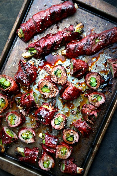 Venison Negimaki | Wild + Whole Axis Backstrap Recipes, Backstrap Venison Recipes, Stuffed Venison Backstrap, Beef Negimaki, Best Super Bowl Recipes, Venison Tenderloin Recipes, Wild Game Dinner, Venison Backstrap Recipes, Backstrap Recipes