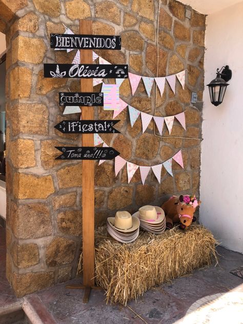 Western Birthday Decor, Vaquero Theme Party, Cowboy Themed Birthday Party, 44th Birthday, Western Birthday Party, Princess Theme Birthday, Horse Birthday Parties, Princess Theme Birthday Party, Cowboy Birthday Party