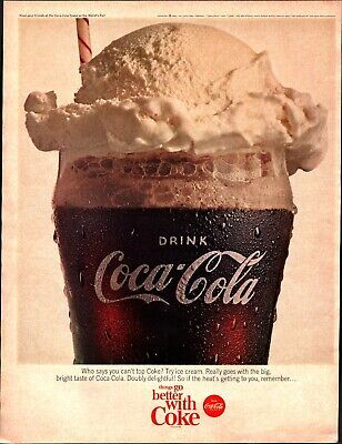 Beatles Fashion, Ice Cream Float, Coke Ad, Coca Cola Ad, Ice Cream Floats, Coke Cola, Coca Cola Vintage, Print Ad, Print Ads