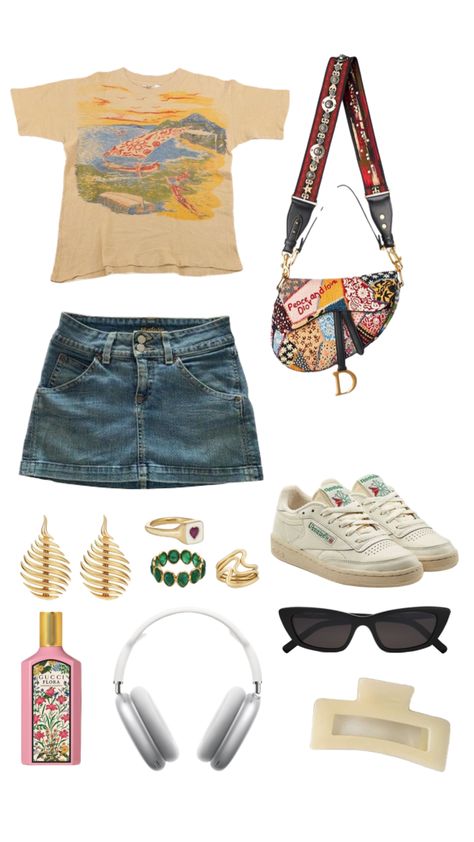 #artistic #fashion #love #pinterest #art #fits #fit #outfits #outfitinspo #outfitidea #dior #gucci #itgirl Summer Outfits Alt, Summer Outfits Aesthetic Vintage, Amazon Summer Outfits, Alt Summer Outfits, Fit Outfits, Artistic Fashion, Pinterest Art, Love Pinterest, Summer Outfits Aesthetic