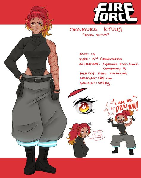 Cyberpunk Outfit Design, Fire Force Oc, Bnha Quirks Ideas, Fire Oc, Forces Outfit, Force Pictures, Cyberpunk Outfit, Shinra Kusakabe, One Piece World