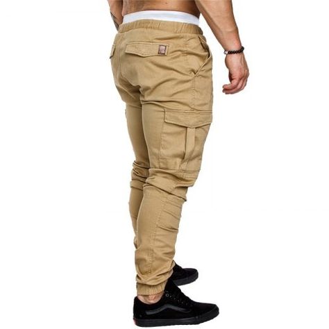 Leisure Tethers Elastic Pants Men's Trousers Mens Trousers Casual, Mens Pants Size Chart, Cuffed Joggers, Casual Sweatpants, Casual Joggers, Men Pants, Sports Trousers, Fashion Joggers, Pantalon Cargo