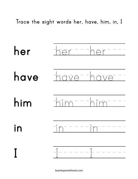 Sight Word Tracing, Phonics Worksheets Free, Preschool Sight Words, Sight Word Worksheets, Learning Worksheets, Teacher Worksheets, Phonics Worksheets, Tracing Worksheets, Blog Writing