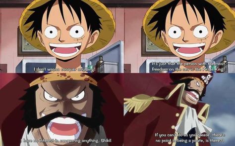 Luffy and how similar he is to Gol D. Roger Gol D Roger, Ace One Piece, Oki Doki, One Piece World, Pirate King, Anime Wall, The Pirate King, One Piece Funny, The Pirate