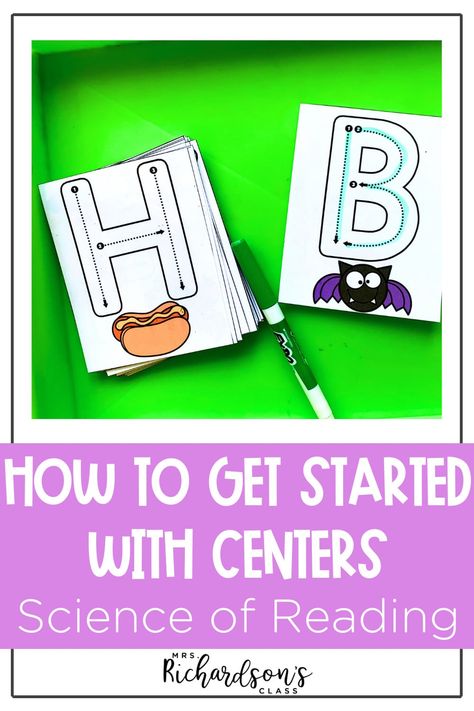 If launching literacy centers is part of your goals for implementing structured literacy, I have the perfect guide for you! I'm sharing my favorite tips on launching literacy centers so you'll see success in your kindergarten, first, and second grade classroom. I'm sharing my favorite teacher hacks and tips for science of reading literacy centers so you can meet readers where they are and move them forward. Read it today! Science Of Reading Centers, Second Grade Classroom, Structured Literacy, Guided Reading Activities, Guided Reading Lessons, Literacy Centers Kindergarten, Small Group Reading, Phonics Instruction, Science Of Reading