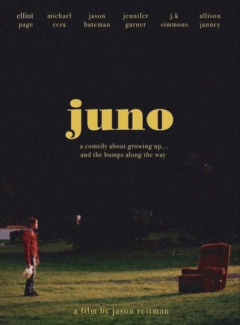 Juno 2007, Juno Movie, Must Watch Movies, Show To Watch, Film Poster Design, Dorm Posters, I Love Cinema, Movie Poster Wall, Love Film