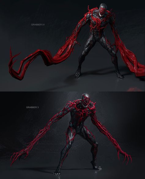 Grabber Symbiote Art - Spider-Man 2 (2023) Art Gallery Spiderman 2 Symbiote, Symbiote Art, Venom Character, Marvel Concept Art, Symbiote Spiderman, Symbiotes Marvel, Venom Comics, Marvel Superheroes Art, Super Powers Art